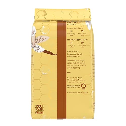 Vista 373 de Starbucks - Café molido tostado oscuro italiano, 100% Arábica, 18 onzas