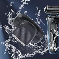 Flylin 6 db BT32 borotvafej trimmer fej Braun Series elektromos borotvához szakállvágó tartozék 5 vezető fésűvel 1 2 3 5 7 mm 6