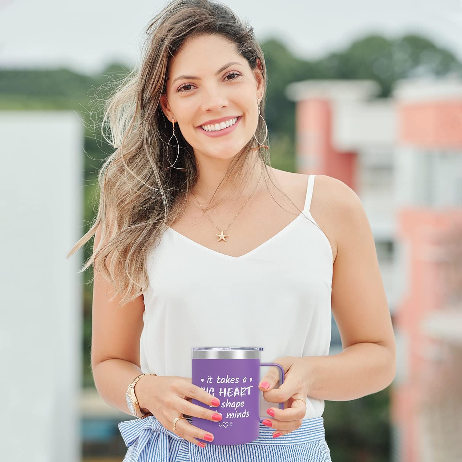 Teacher Gifts for Women, Teacher Appreciation Gifts from Students for Valentine's Day Birthday, Stainless Steel Tumbler Coffee Mug Cup, for Christmas, Graduation, Appreciation Week, Thank You Gift - Image 2