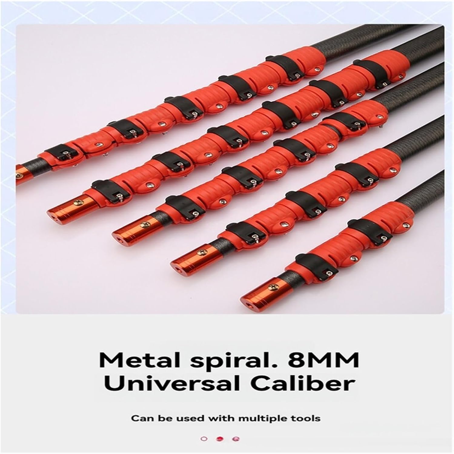 Heavy Pole Carbon Fiber Tool Rotating Pole Ultra Hard Long-distance Throwing Pole Beach Rock Portable Telescopic Pole(Stretching by 4.5 m)
