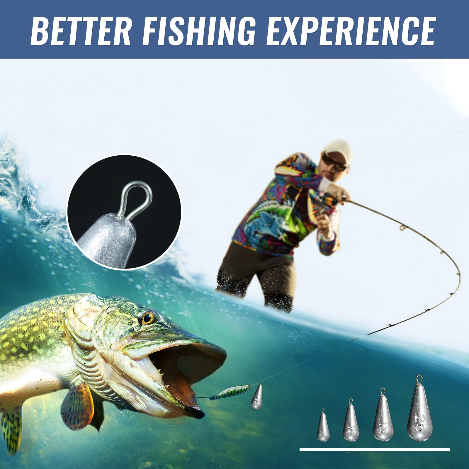 Piombo Drop Shot Rotondo Balzer - Pesi Da 5g, 10g, 15g, 20g, 25g Per Pesca
