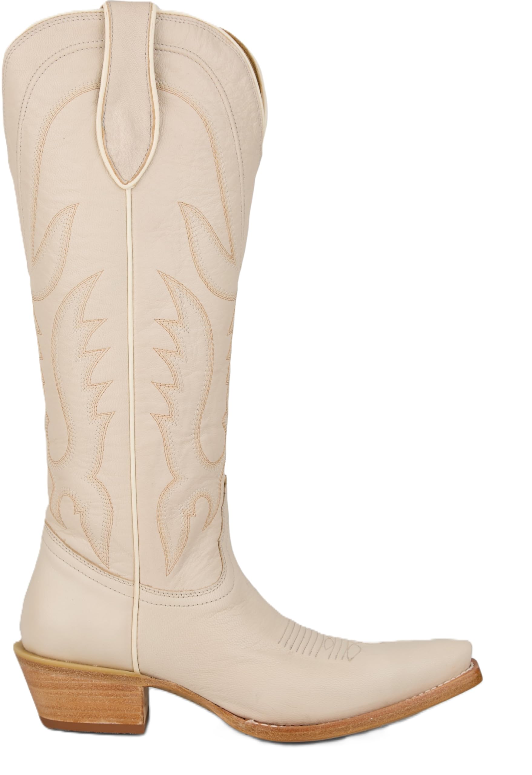 Tony Lama Jess 15" Western Boots for Women - Derby Collection - Premium Leather, Narrow Square Toe, 3/4 Welt Quality Craftsmanship