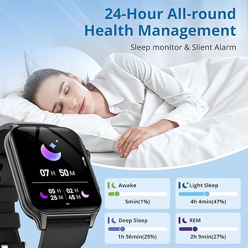 Miniatura 3 de BRHE Relojes inteligentes para mujeres y hombres (respuesta/hacer llamadas), reloj inteligente de 1.89 pulgadas para teléfonos iOS/Android