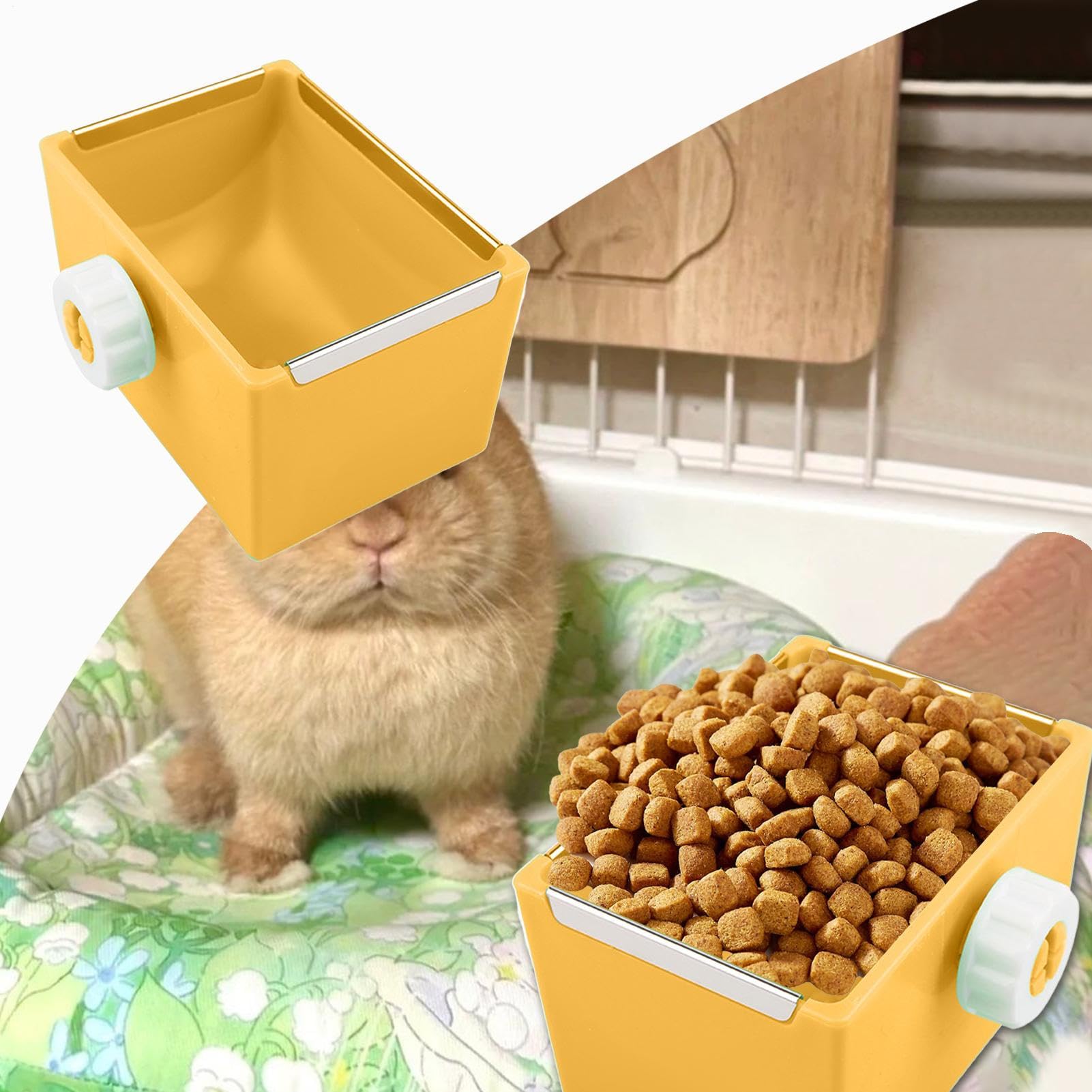 Tazón de Comida de hámster, tazón de hámster Plato de Agua de Animales | Plato de alimentación de animales pequeños para hámster enano gerbil hedgehog chinchilla conejito
