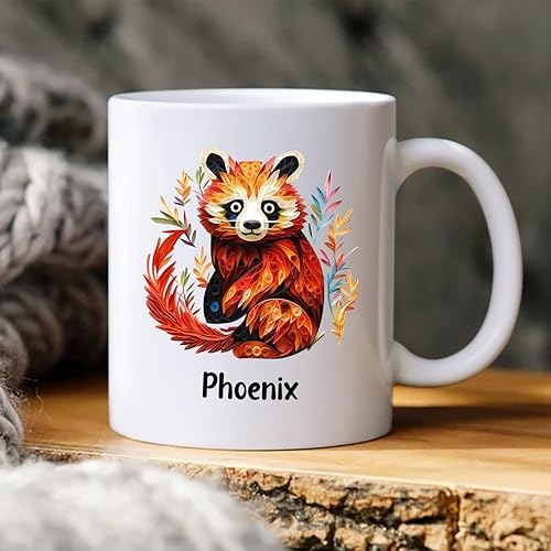 Miniatura 38 de Taza de café personalizada con diseño de mariposa de arte de origami, regalo para cumpleaños de amigo, compañero de trabajo, taza de cerámica blanca