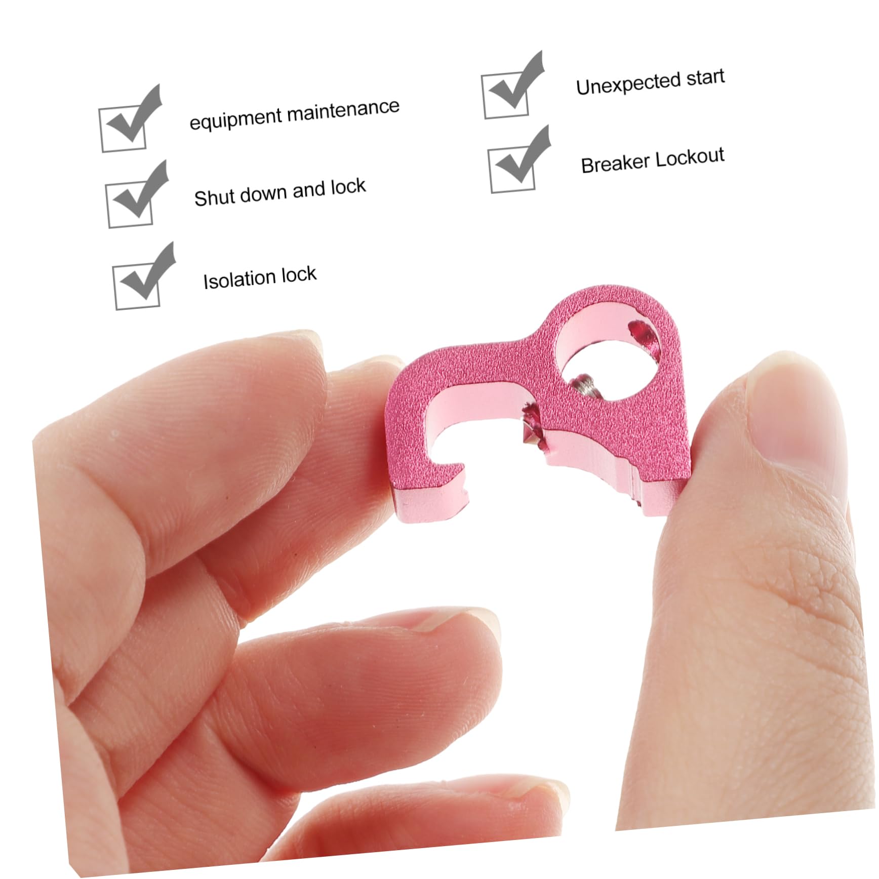 CHILDWEET Breaker Lock Lockout Device for Circuit Breaker Circuit Breaker Safety Lock Buckle Multi Pole Breakers Device for Electrical Lockout Breaker Accessory Breaker Safety Buckle
