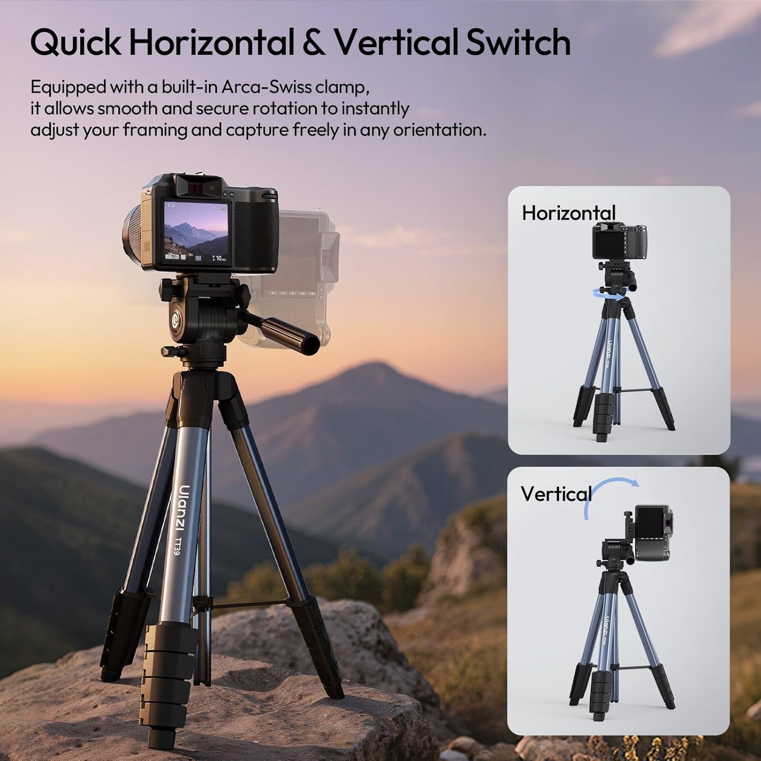 Ulanzi TT39 Portable Photography Tripod