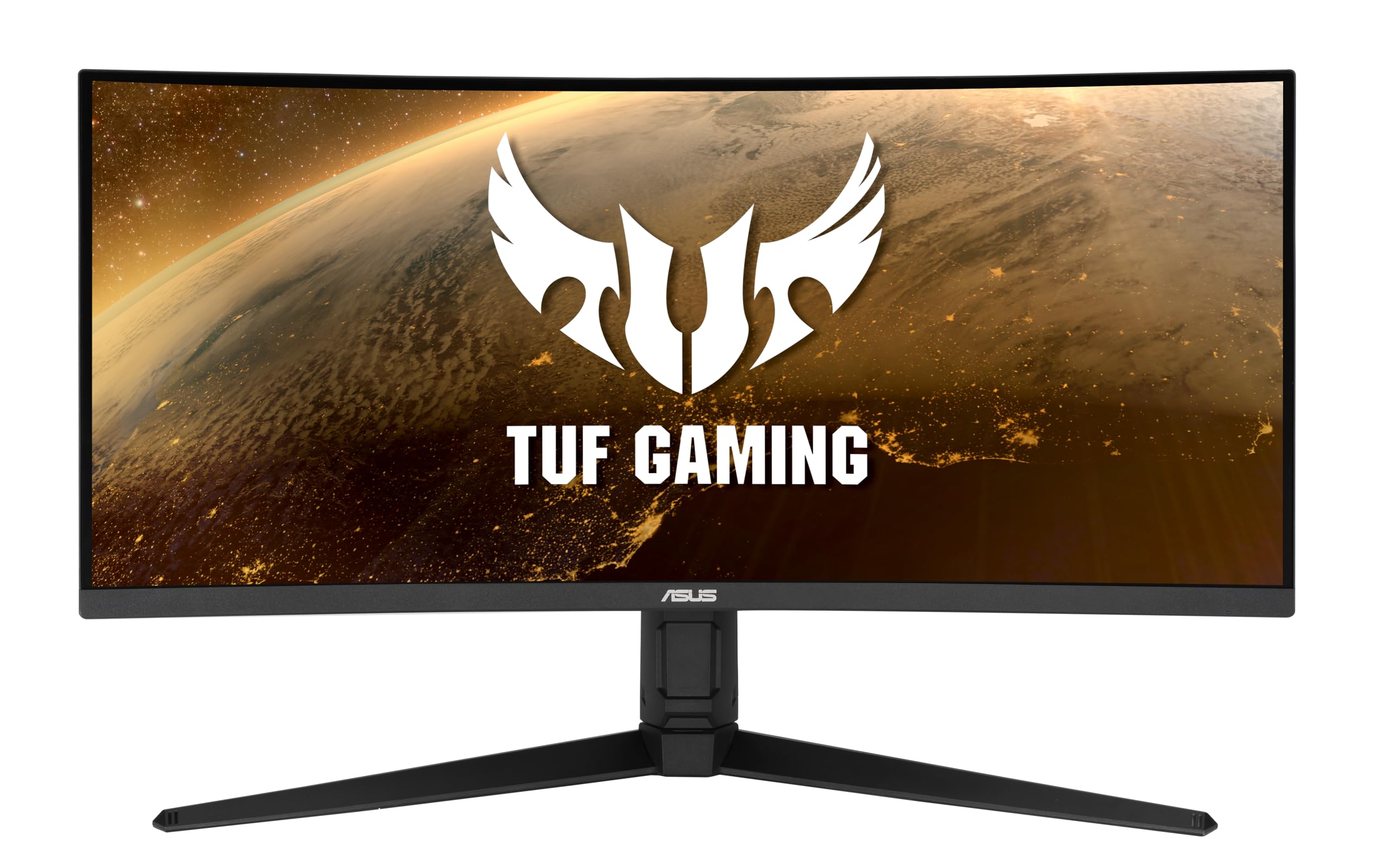 ASUS TUF Gaming VG34VQL1B Monitor HDR Curvo de 34", WQHD (3440 x 1440), 165 Hz, 1 ms, desenfoque Extremo de Movimiento bajo, FreeSync Premium, Cuidado de los Ojos, DisplayPort HDMI USB, Altura