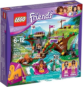 LEGO Friends Adventure Camp Rafting Kit 320 Piece