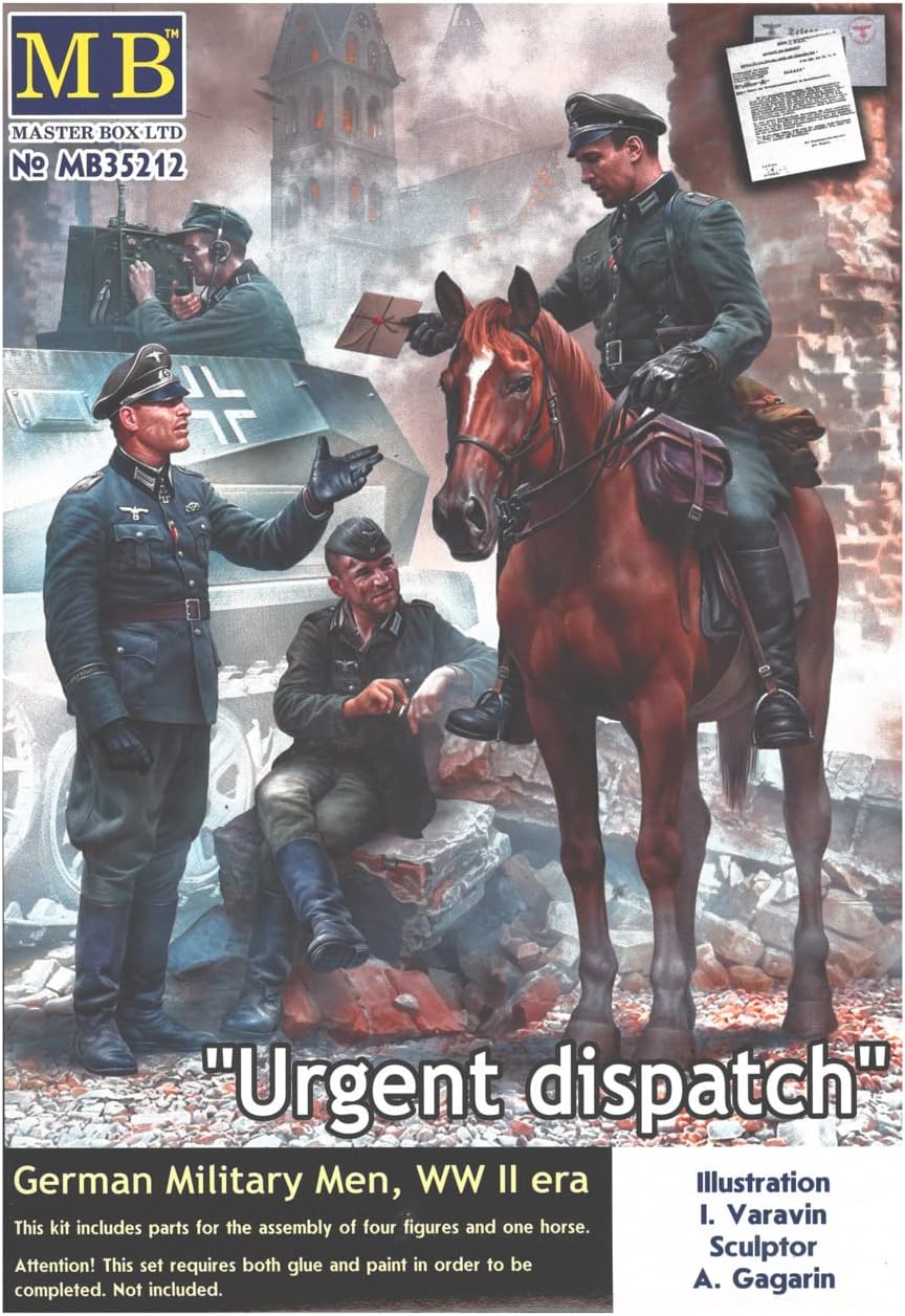 Masterbox 1:35 - WWII Urgent Dispatch. German Military Men