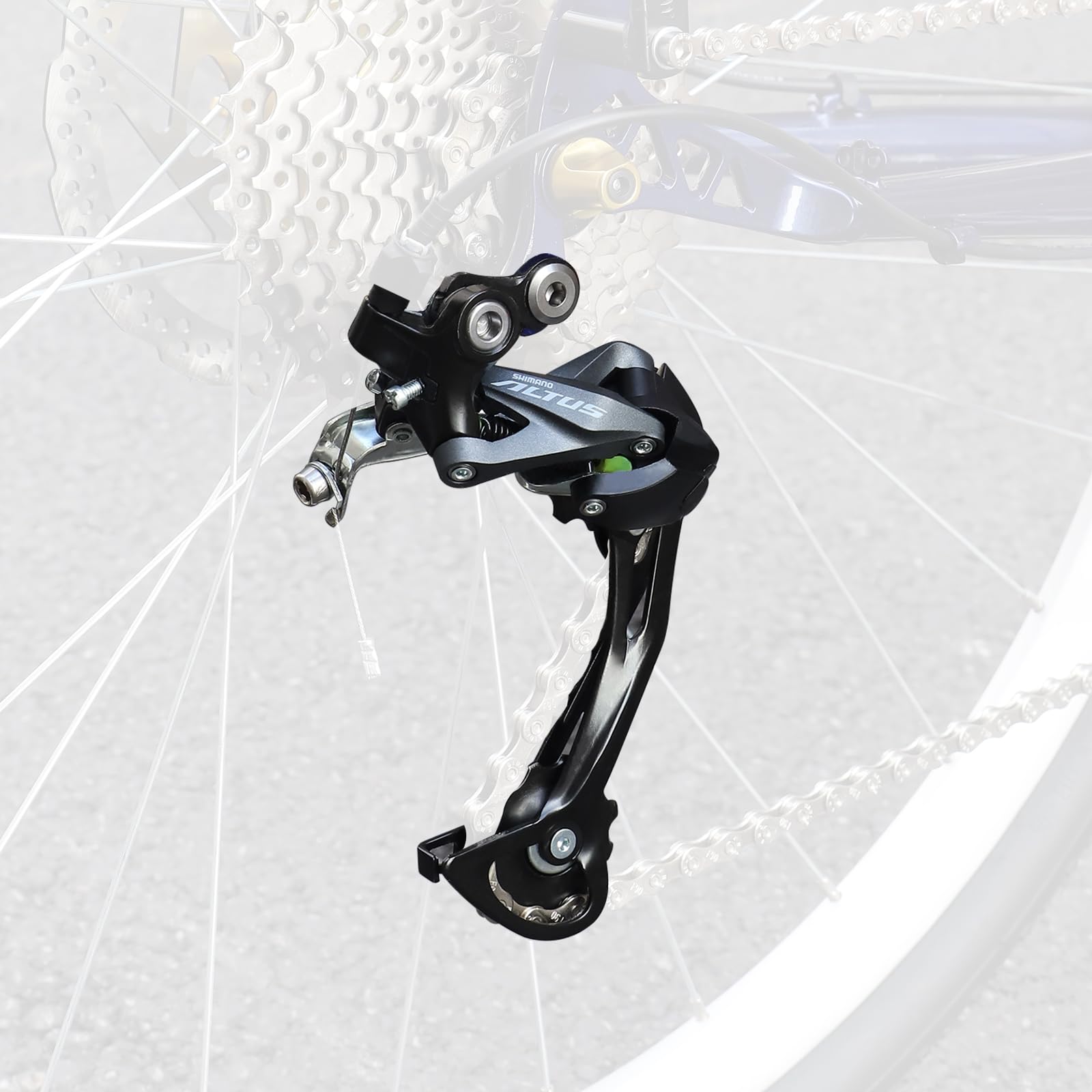 ZUKKA 9 velocità Deragliatore Posteriore RD-M2000 per Bici da MTB Montaggio Diretto