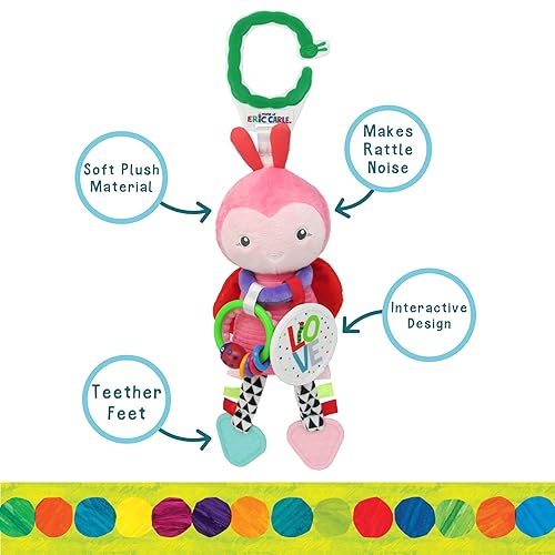 Miniatura 3 de Eric Carle The Very Hungry Caterpillar On the Go Desarrollo Peluches Ladybug, 14"