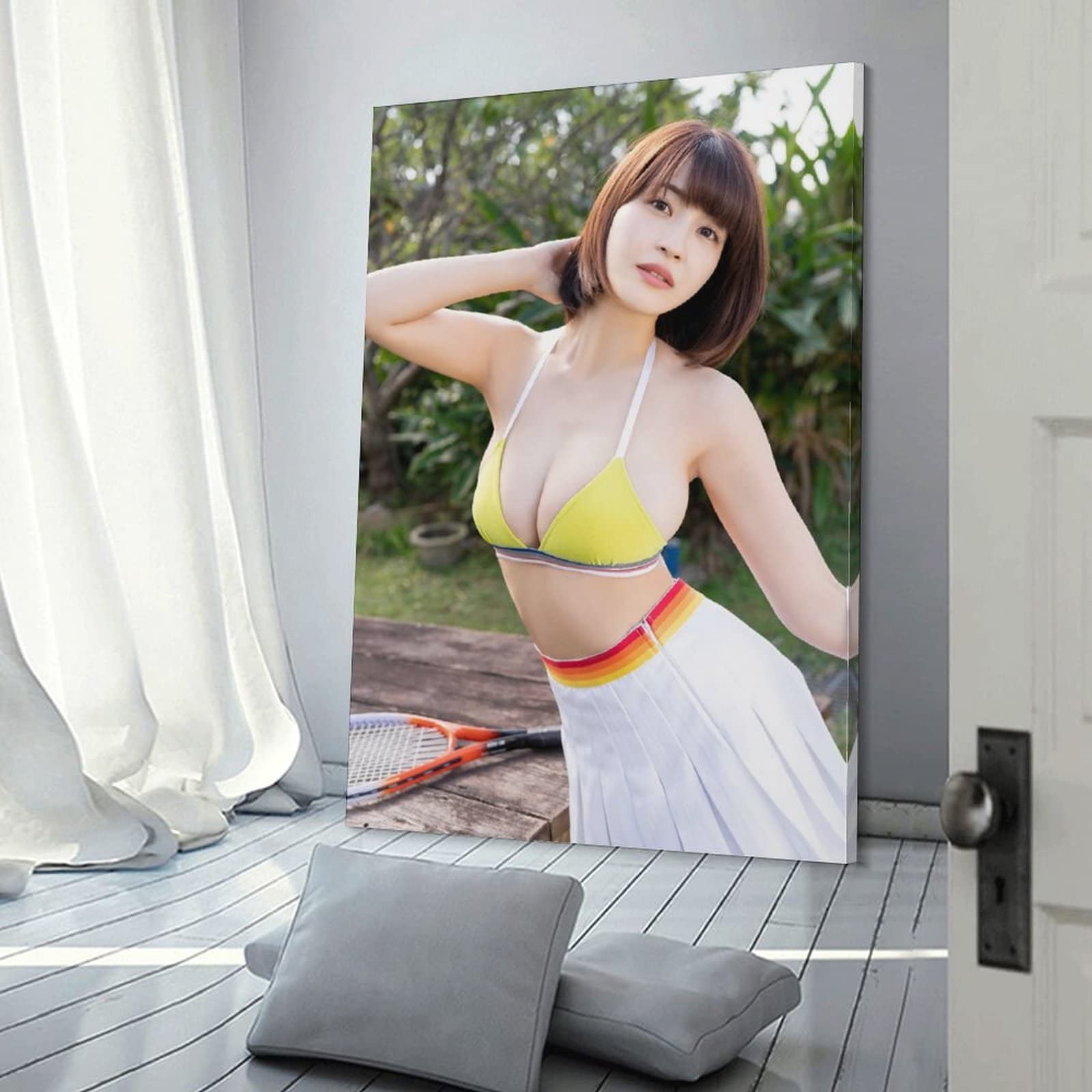 Amazon.co.jp: 装飾画写真岸明日香ポスター3 キャンバスアートポスター
