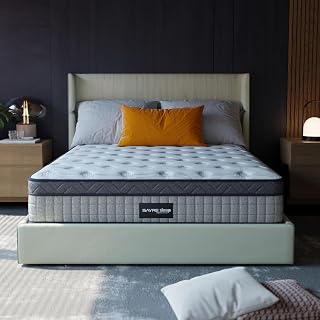 Sayre 10 Inch Full Memory Foam Mattress in a Box – Cooling Gel Infused, Medium Firm Support, CertiPUR-US & Oeko-TEX Certified, Pressure Relief Mattress for Back Pain & Motion Isolation