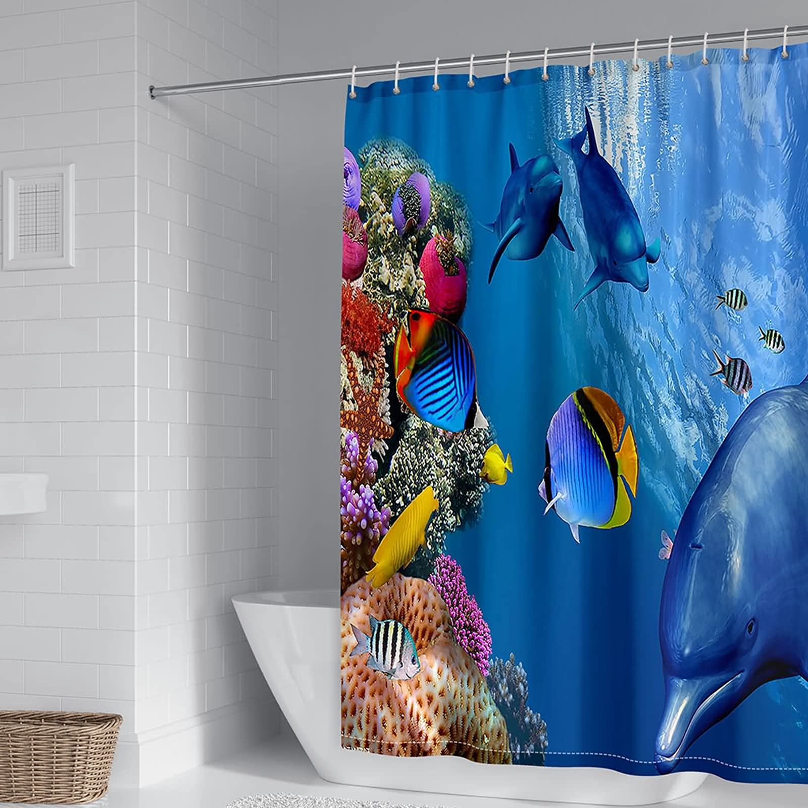 Rideau de douche de qualité supérieure en polyester imperméable