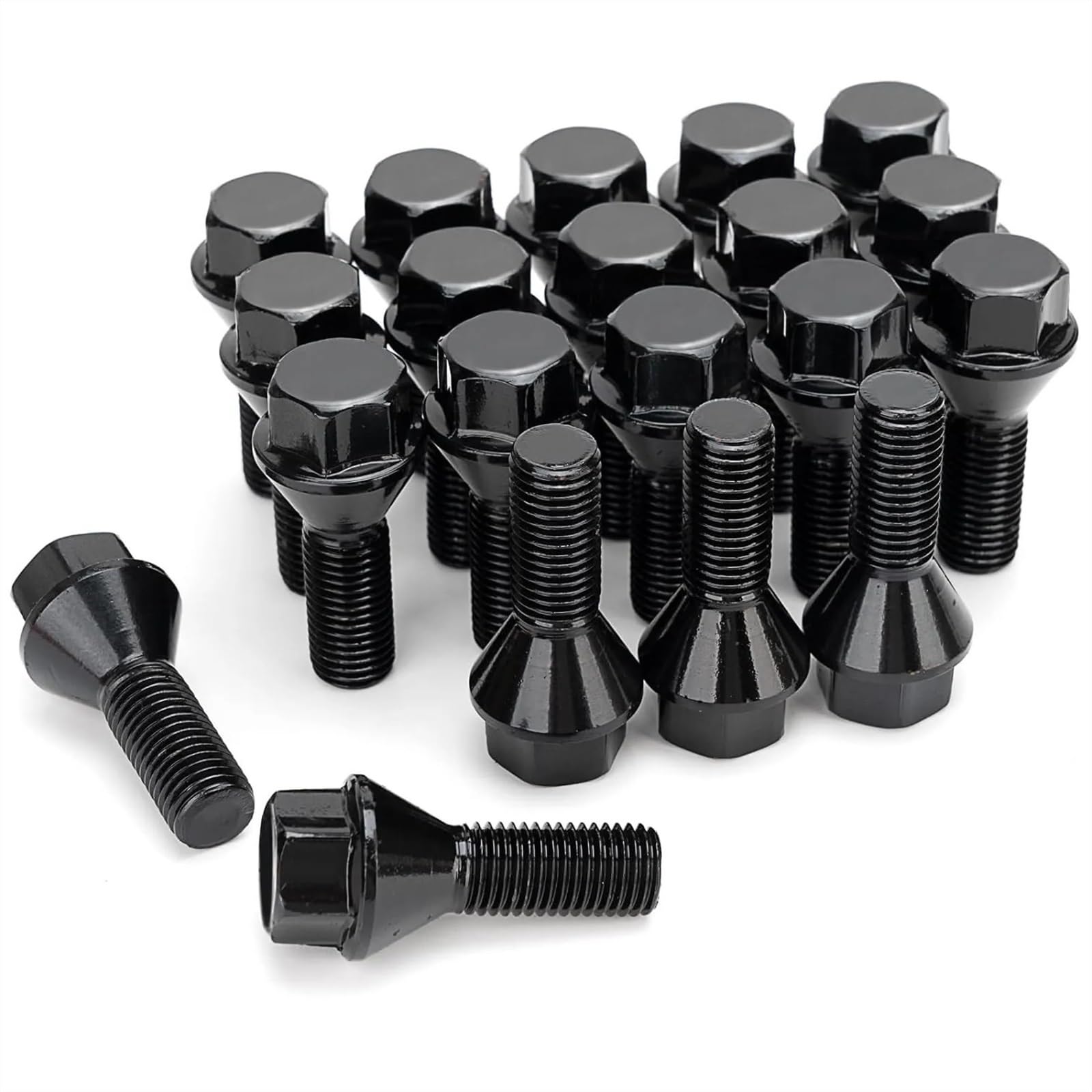 Compatibile Con Jeep Per Cherokee 2014 2015 2016 2017 2018 2019 2020 2021 2022 2023 20 Pz M12x1.25 Ruota Lug Bullone Ruota Pneumatico Bullone Viti Gambo 28mm Bulloni Ruota