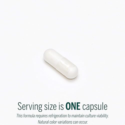 Vista 3 de Genestra Brands - Suplemento probiótico HMF Forte - Cuatro cepas de probióticos para promover la salud gastrointestinal - 60 cápsulas