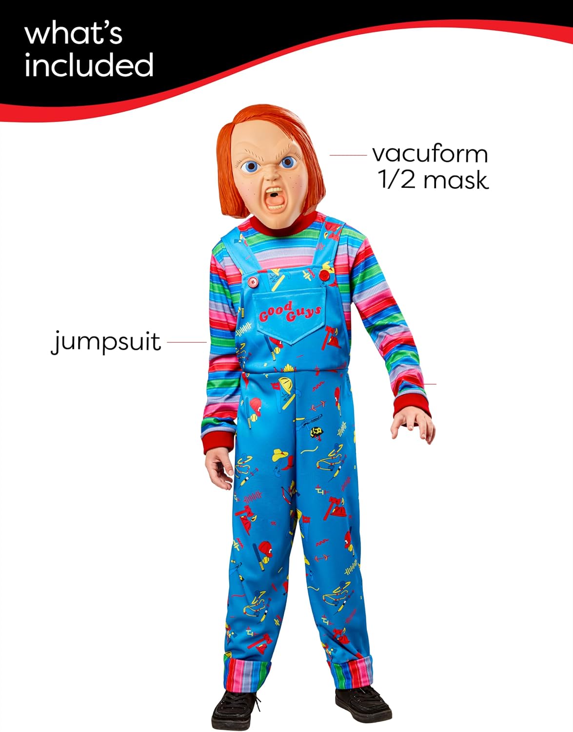 Rubies Child's Play: Chucky Costume for Kids, Boy's Large
