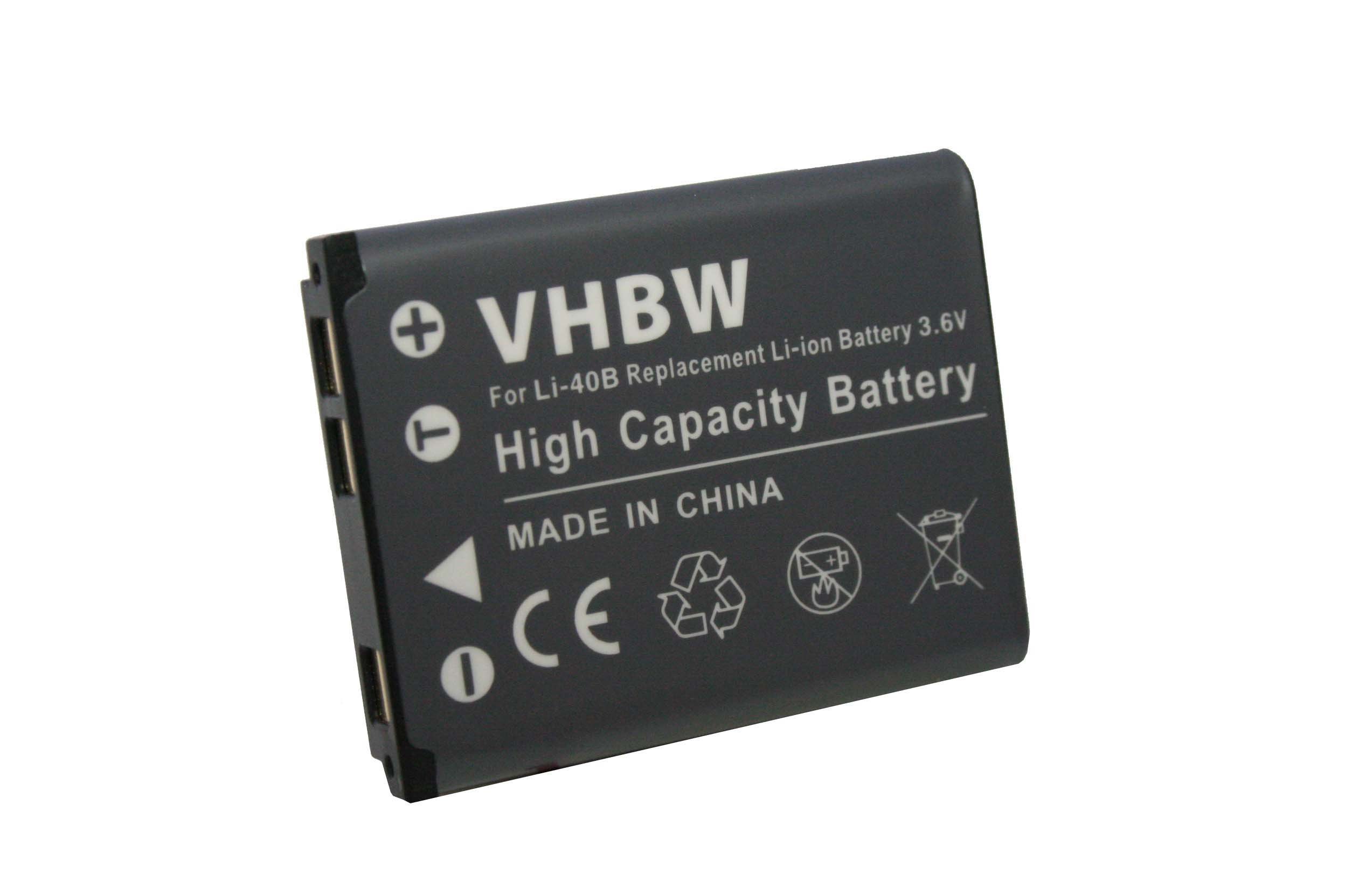 vhbw 2x batteria compatibile con Fujifilm FinePix JX280, JX200, JX300, JX250, JX205, JV500, JV250, JX255, JV255 fotocamera (600mAh, 3,7V, Li-Ion