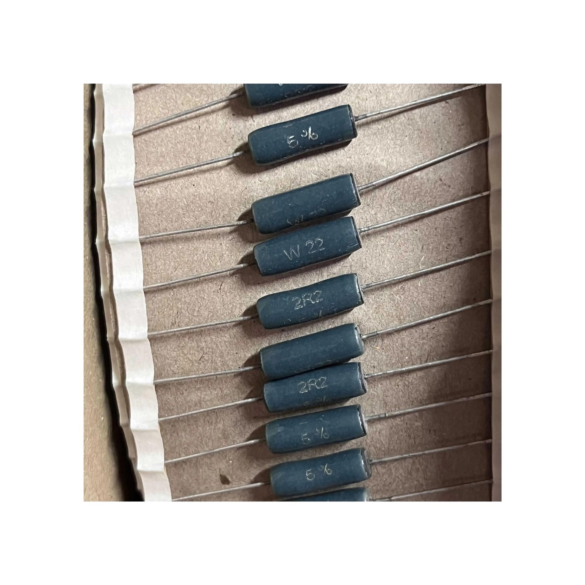 LEOTNNDQ 1pcs w22 7w 2r2 5% audio ceramic resistor