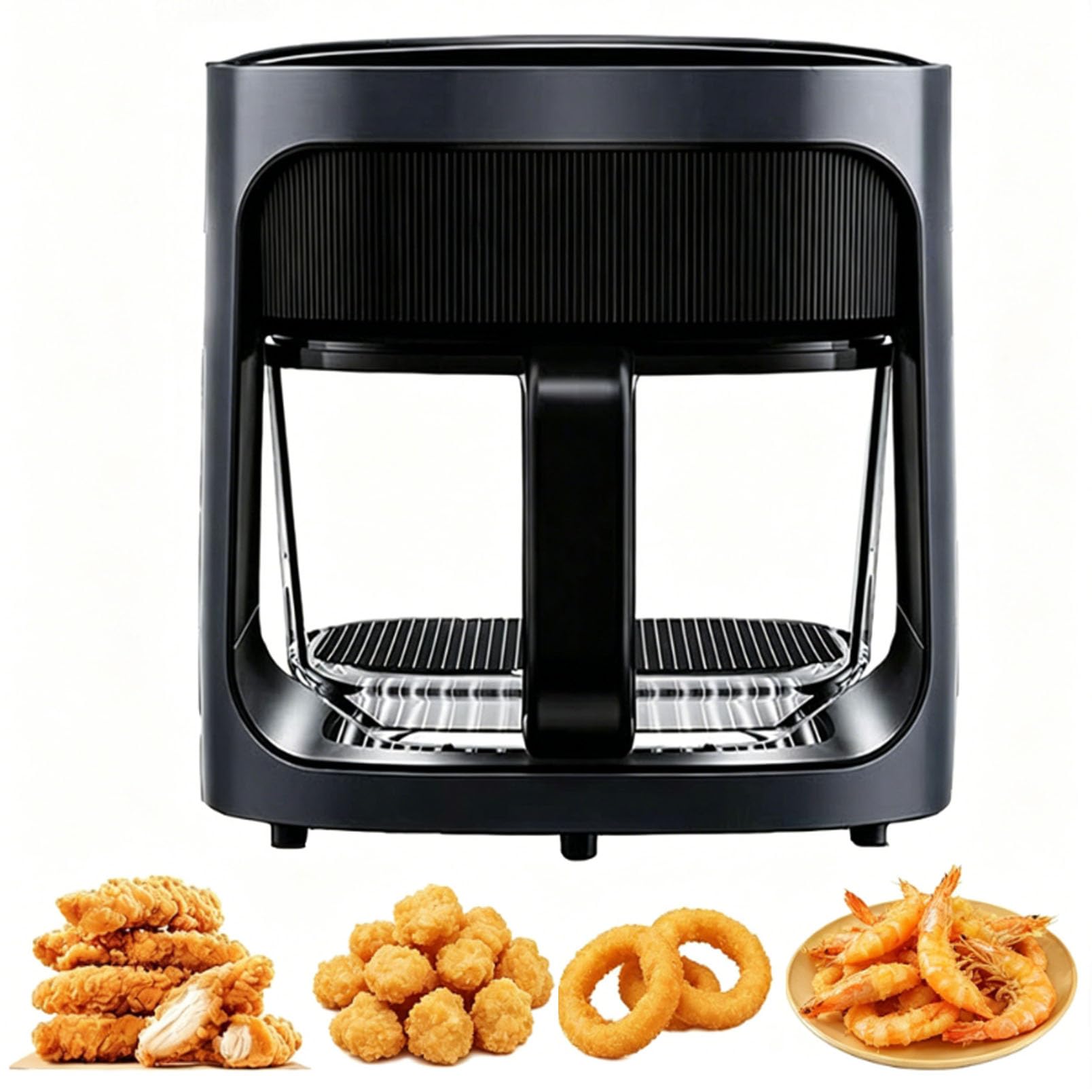 Friteuse sans huile 6 litres à cuisson rapide équipée de 7 programmes et écran tactile LED