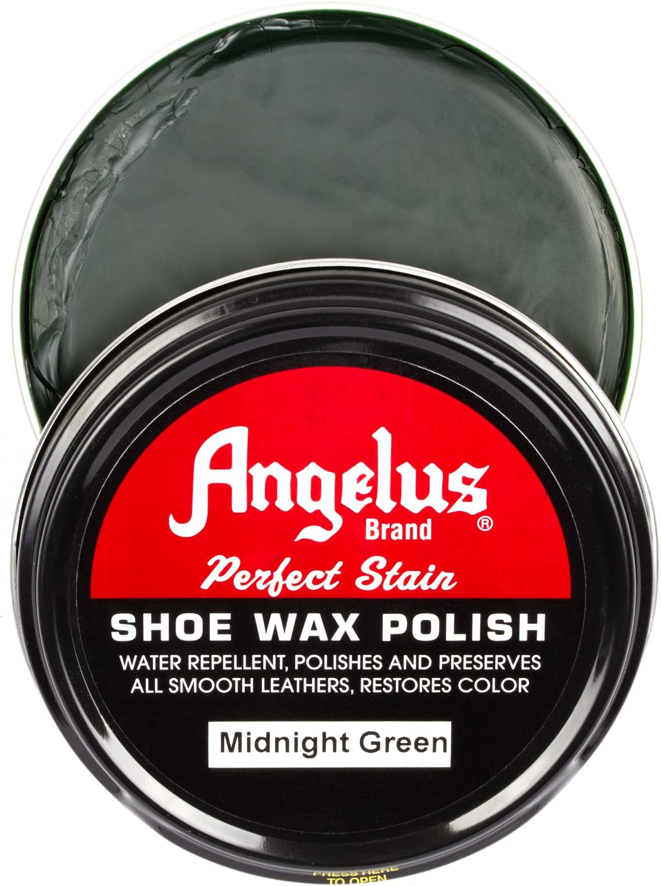 Angelus Shoe Wax Polish 3oz (Midnight Green)