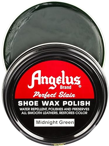 Miniatura 1 de Angelus Esmalte de cera para zapatos 3oz (verde medianoche), Verde medianoche