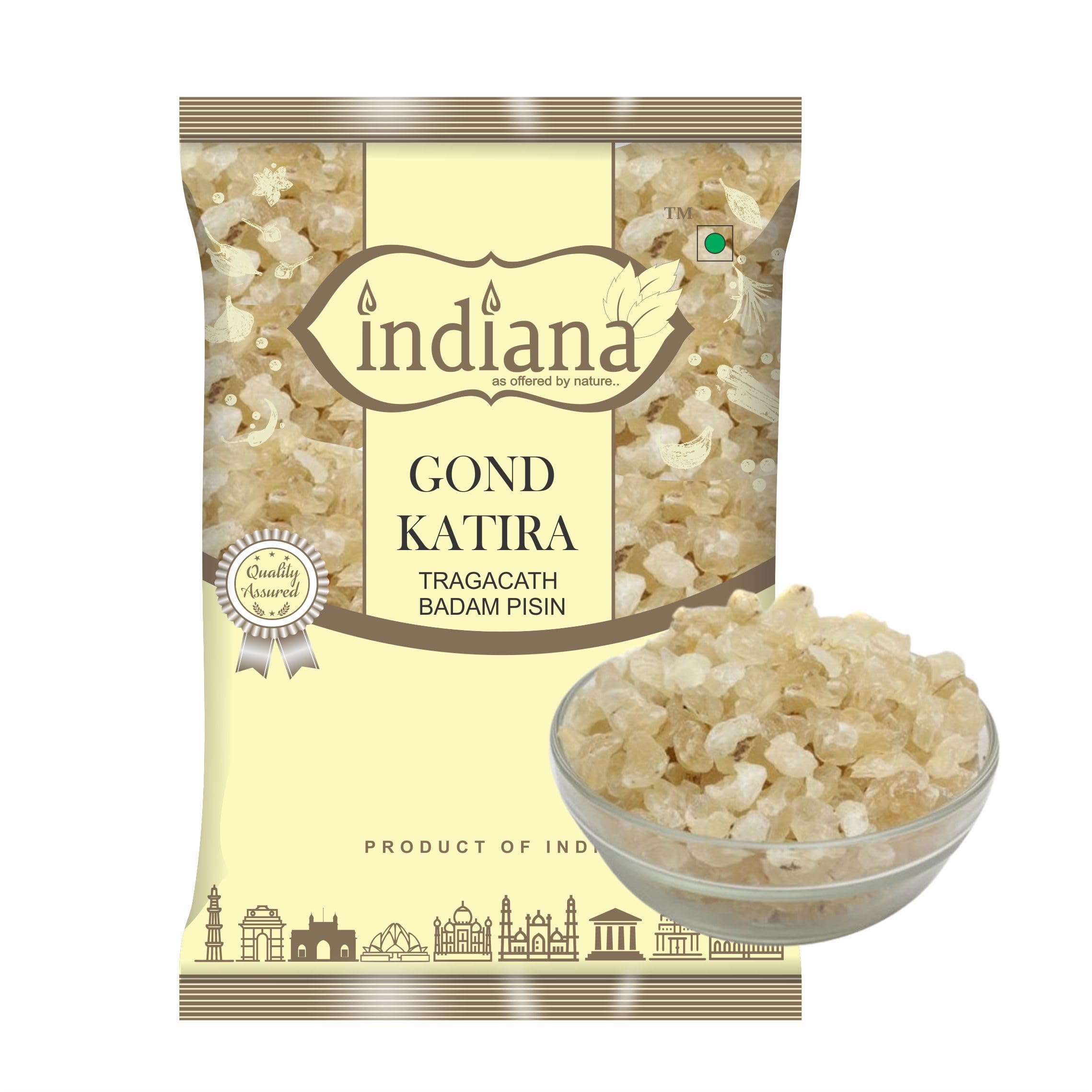 Indiana as offered by nature -Gond Katira Pure Organic|Cooling Properties|100% Natural Superfood Edible Gum(200G) (B0D49Q71WQ) Amazon Price History, Amazon Price Tracker
