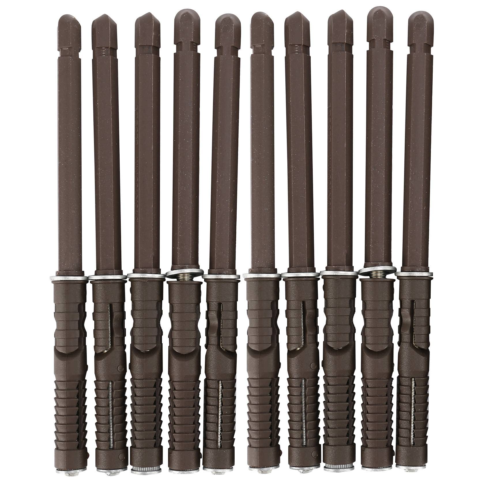 Plomevry Floating Shelf Brackets -10 Pack Heavy Duty Wood Shelf Brackets DIY Adjustable Hardware Blind Supports Shelves 120 LBS