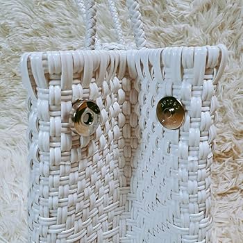 【新品】メキシコ産 オアハカ 白 メルカドバッグ ホワイト チャーム付かごS Amazon.co.jp: メキシコ産 オアハカ 白 メルカドバッグ ホワイト