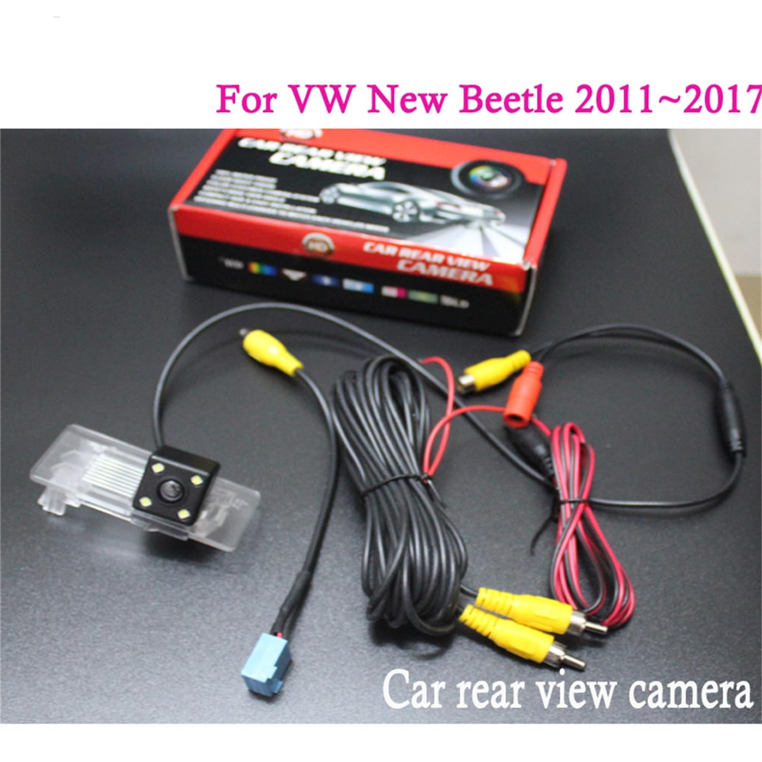 Samochodowa kamera cofania samochodowa zamiennik kamery cofania do VW New Beetle 2011 2012 2013 2014 2015 2016 2017, wodoodporny metalowy monitor sterowania samochodem, kamera cofania samochodu