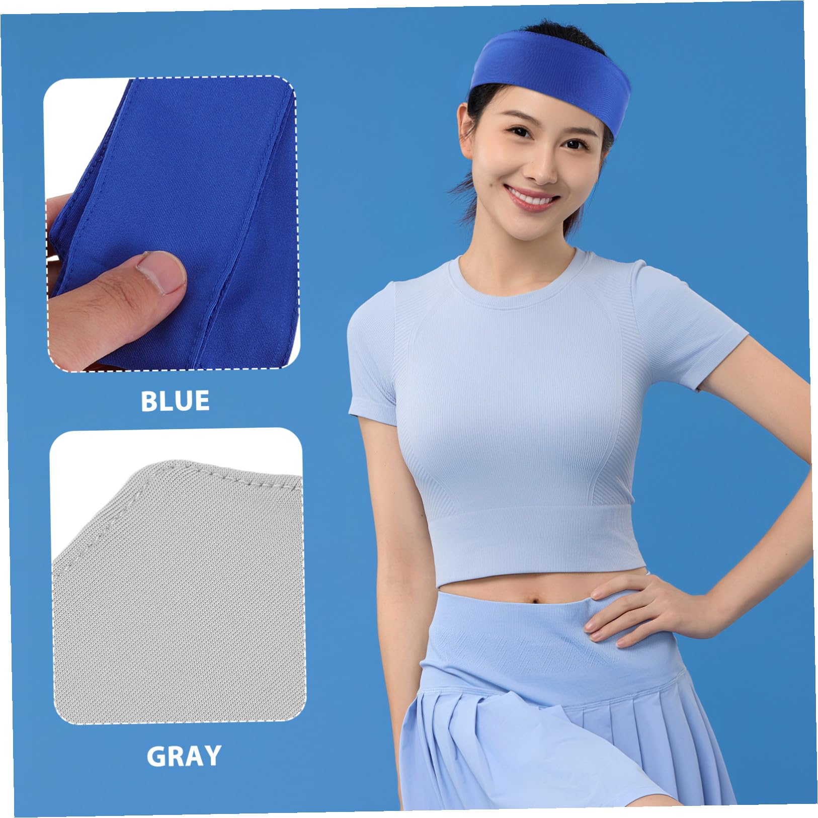 Sewroro 20 Pièces Bandeau de Sport pour Hommes Absorption de Sueur, Tissu Élastique, Design Ninja Karaté, Maintien Sécurisé pour Running et Basketball