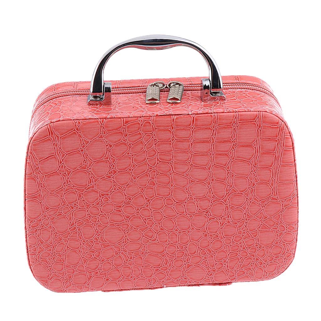 Reise-Kosmetiktasche, Make-up-Koffer, Kulturbeutel, Organizer, Aufbewahrungstasche, Schwarz, 3er-Set (Rosa), Siehe Produktbeschreibung, Als Beschreibung