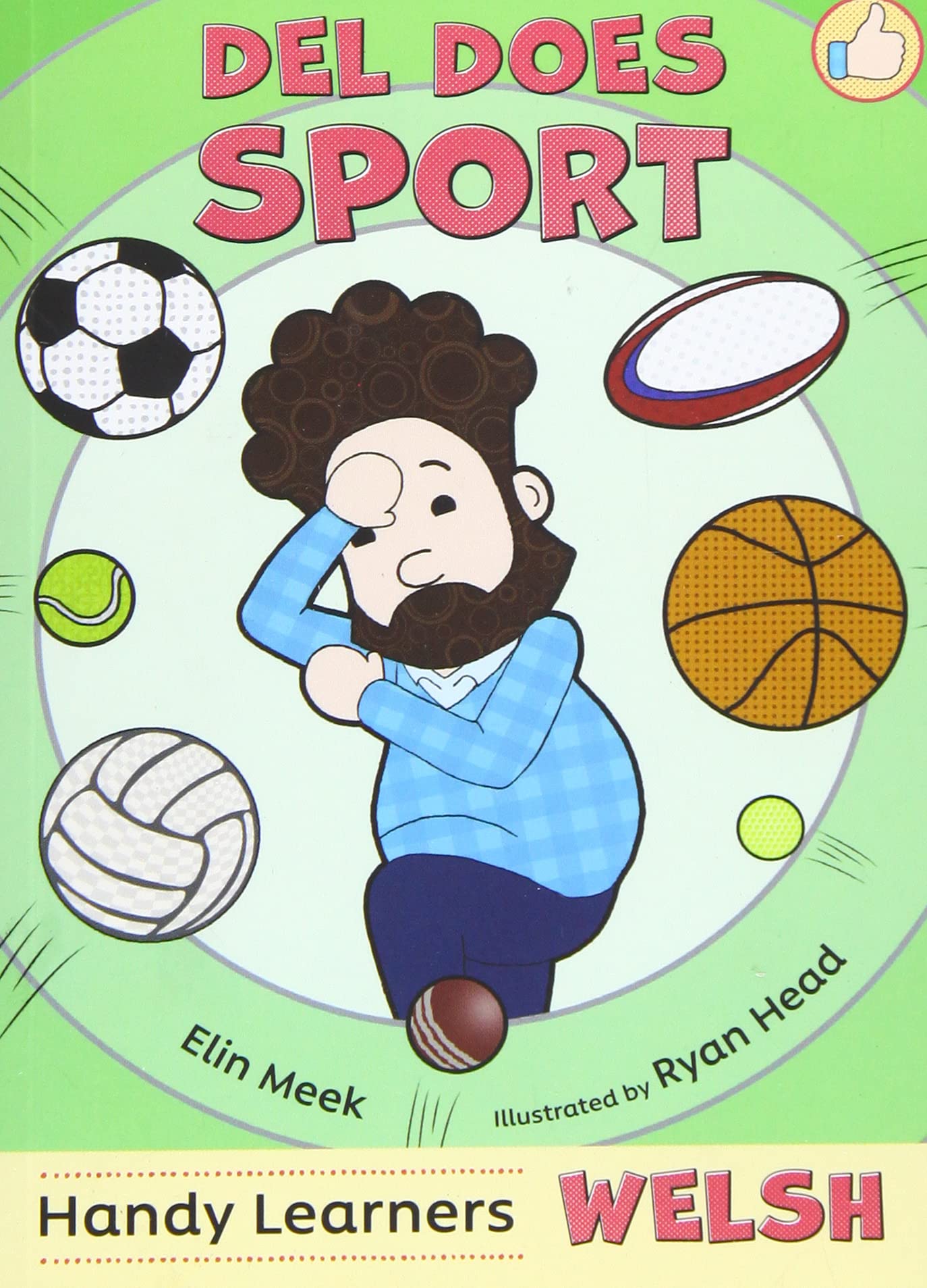 Del Does Sport | Learn Welsh the Fun Way with FREE Audio | Handy Learners | Paperback