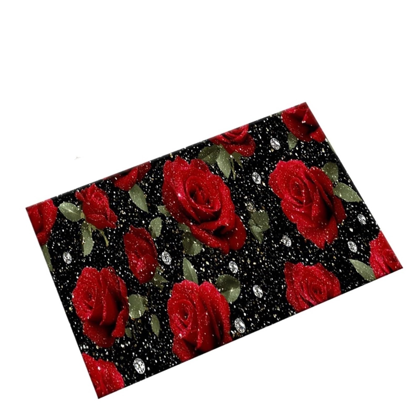 Tapis de cuisine Saint-Valentin rose cramoisi cadeau maison