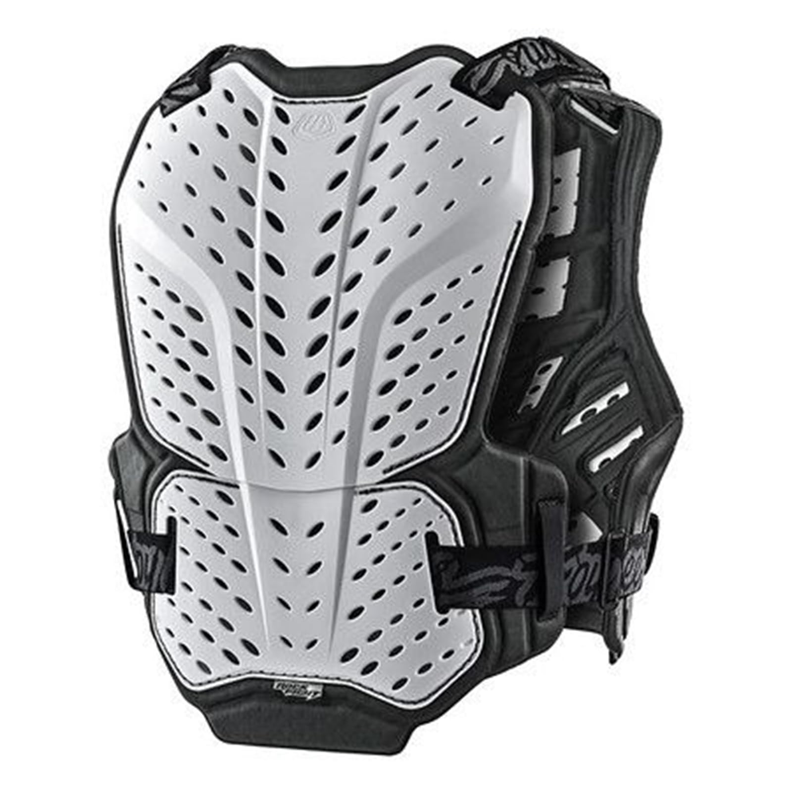 Troy Lee Designs Rockfix Adjustable Chest Protector with EPP Inserts for Children M-L White