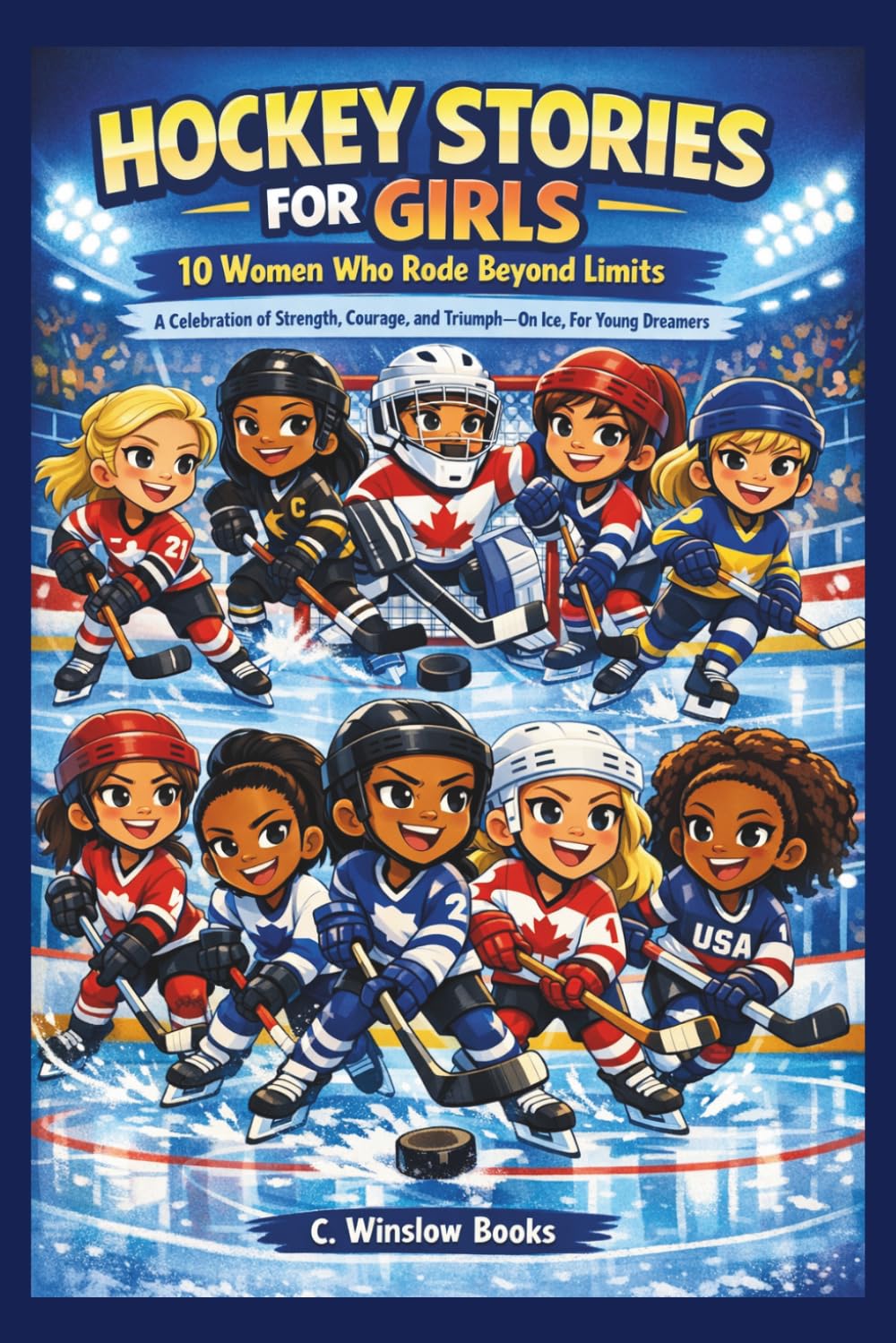HOCKEY STORIES FOR GIRLS: 10 Women Who Rode Beyond Limits: A Celebration of Strength, Courage, and Triumph—On Ice, For Young Dreamers (FOR GIRLS CHILD)