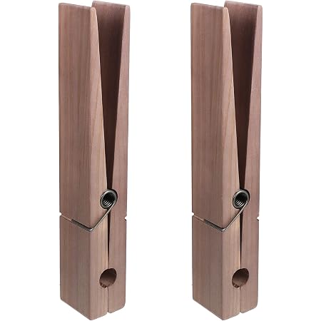 Amazon.com: 2 Pieces 12 Inch Jumbo Clothespin Wooden Clothespin Towel ...