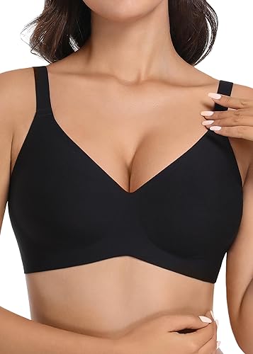 Women's Wireless Seamless Bra Ultra-Soft Push Up Full Coverage Bralette