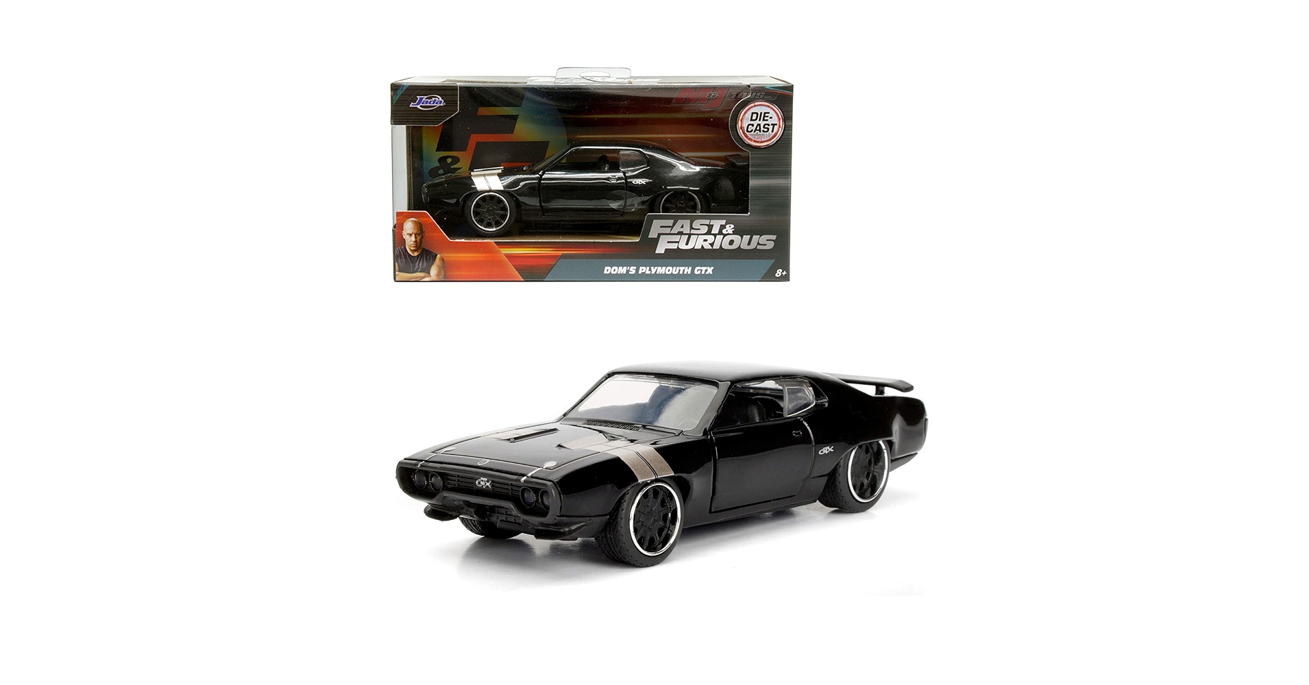 Amazon | JADA TOYS 1/32 ワイルドスピード ドムズ プリマス GTX
