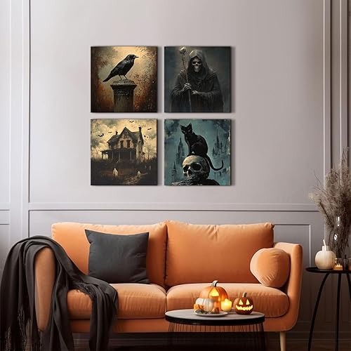 Miniatura 183 de Arte de pared de naturaleza con plantas verdes, decoración de pared de hojas botánicas tropicales, impresiones en lienzo para dormitorio, Hoja