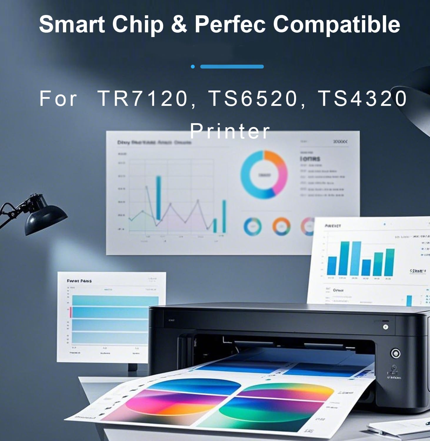 PG-295/CL-286 PG-295XL/CL-286XL Ink Cartridge of Ink & Photo Paper, Compatible with Canon TR7120, TS6520, TS4320 Printers Combo Pack