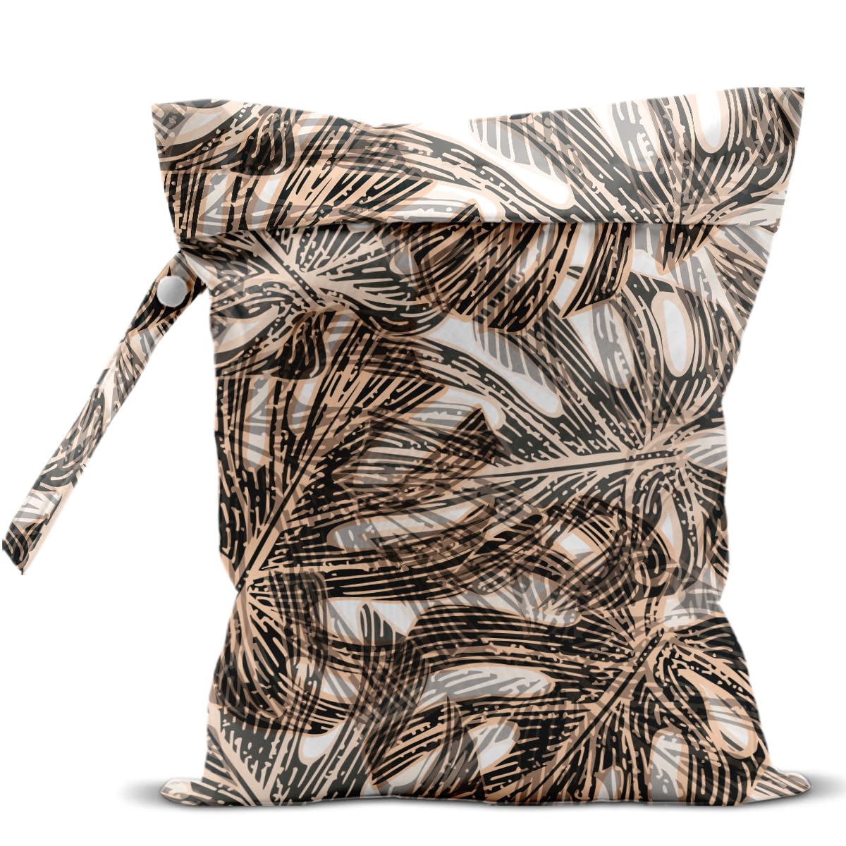 Wet Bag, Wet Dry Bag, Wet Bag for Swimsuit, Travel, Beach, Pool, Diapers, Dirty Yoga Gym Clothes, Makeup Bag, Waterproof Tropical Palm Leaves Decor Jungle Palm Leaf Favors-image-13
