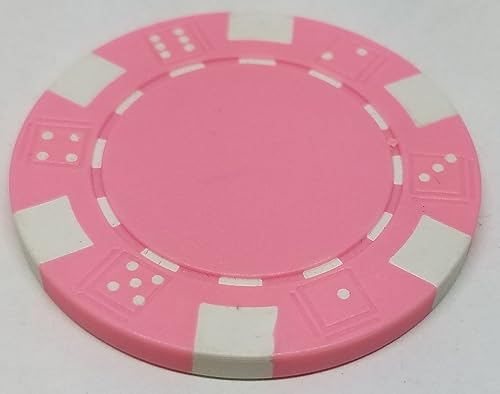 Miniatura 2 de Fichas de póquer - (25) Molde de dados rosa 0.41 oz compuesto de arcilla