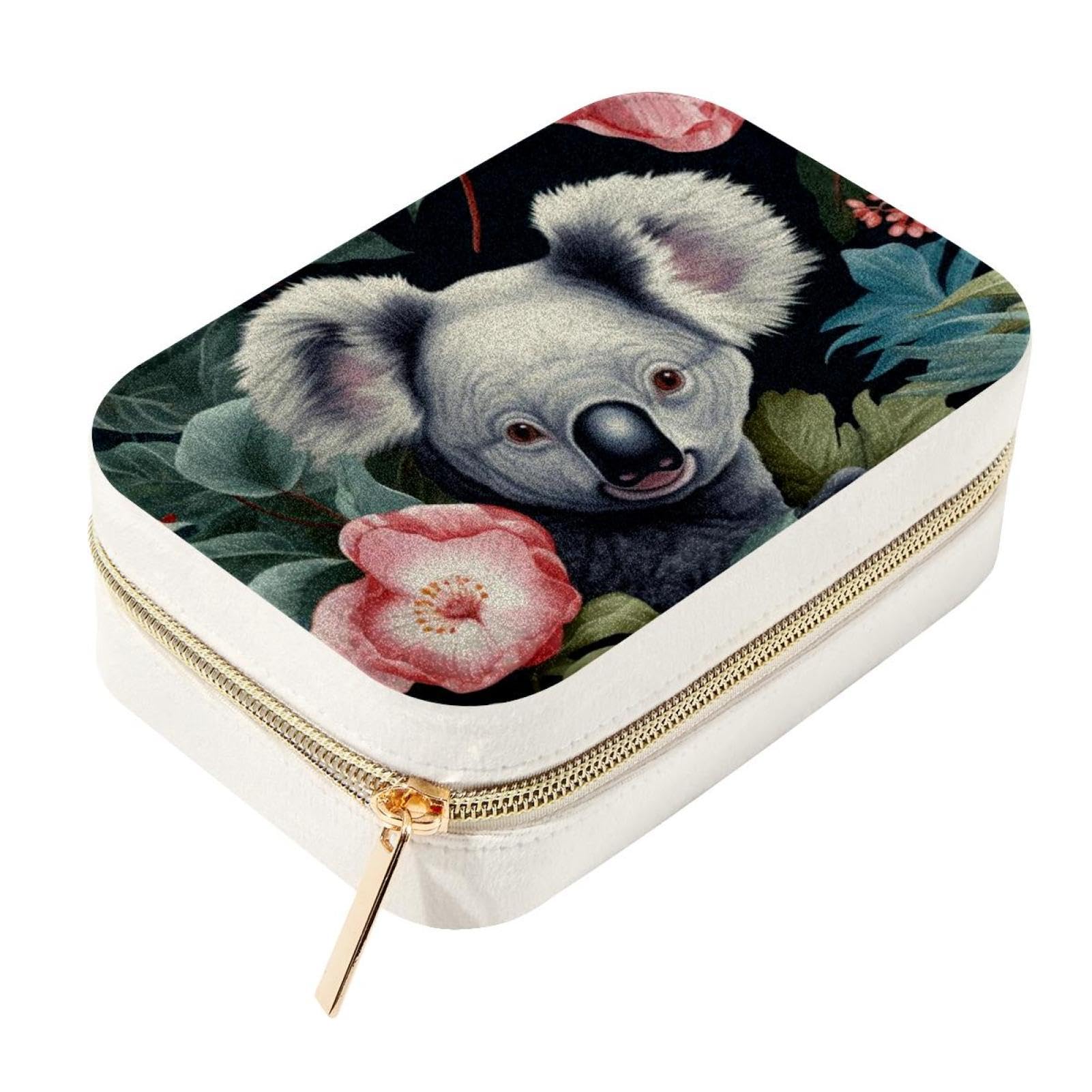 Boîte à bijoux de voyage en velours portable présentoir bagues