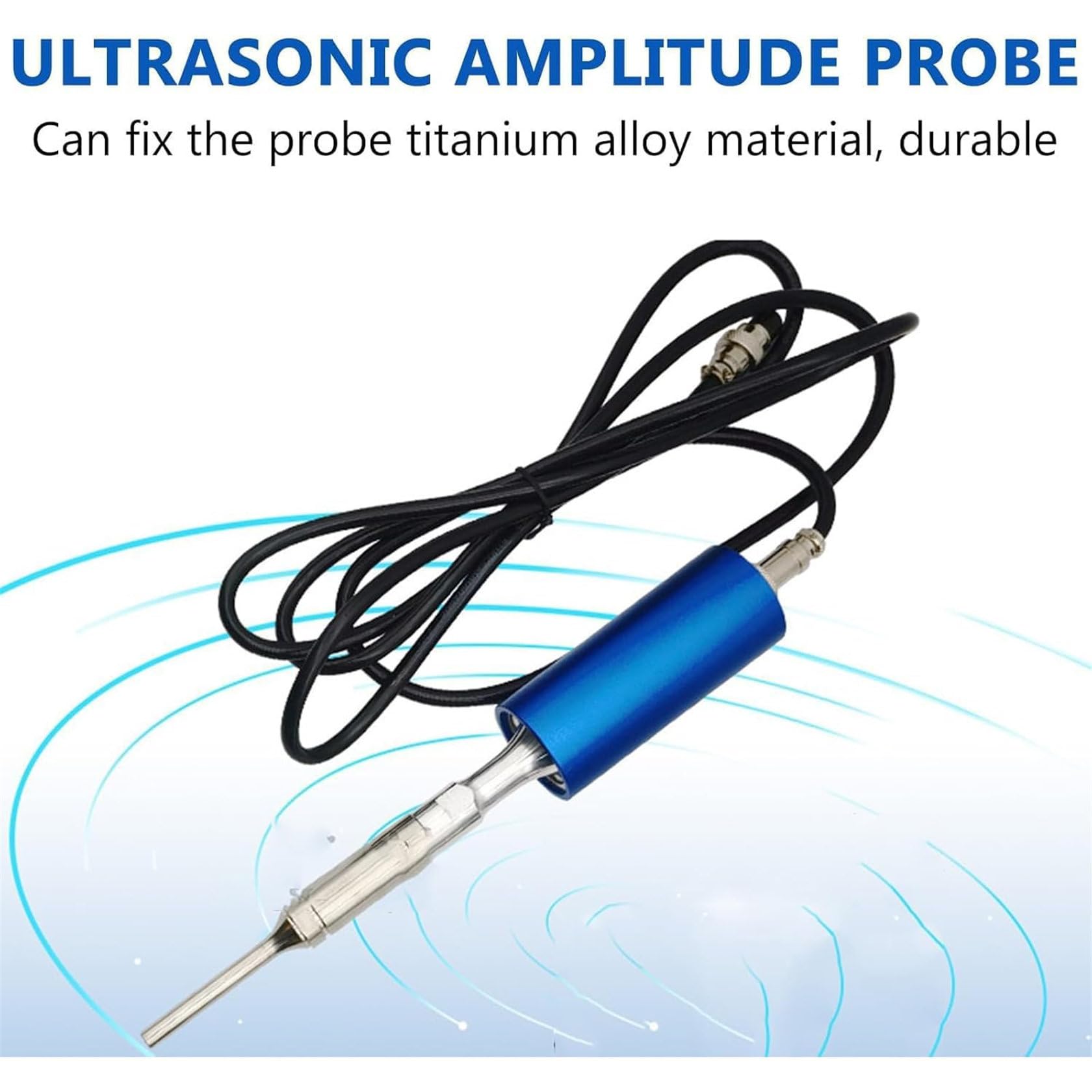 Ultraschall-Homogenisator/Emulgator für Labore, Emulgator, Dispergierer, Zellaufschlussmischer, Arbeitsfrequenz 20 kHz, mit Titansonde (2, 3, 4, 6, 8, 10 mm), Verarbeitbares Volumen<600 ml (3-mm-S