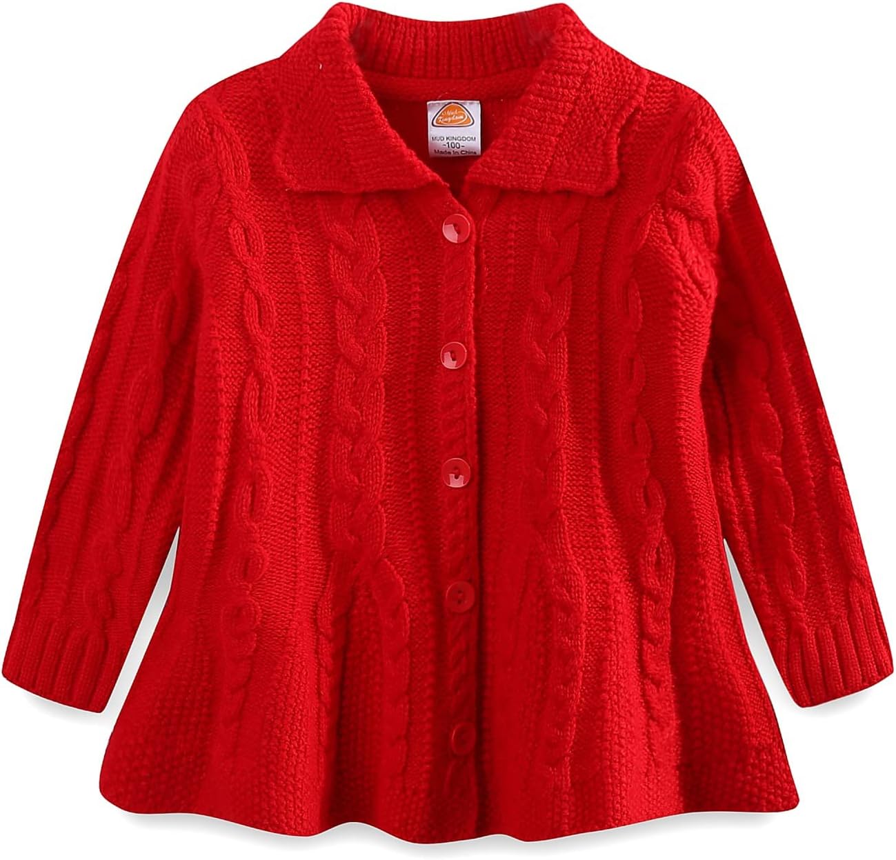 Mud Kingdom Girls Cardigan Sweaters Button Up