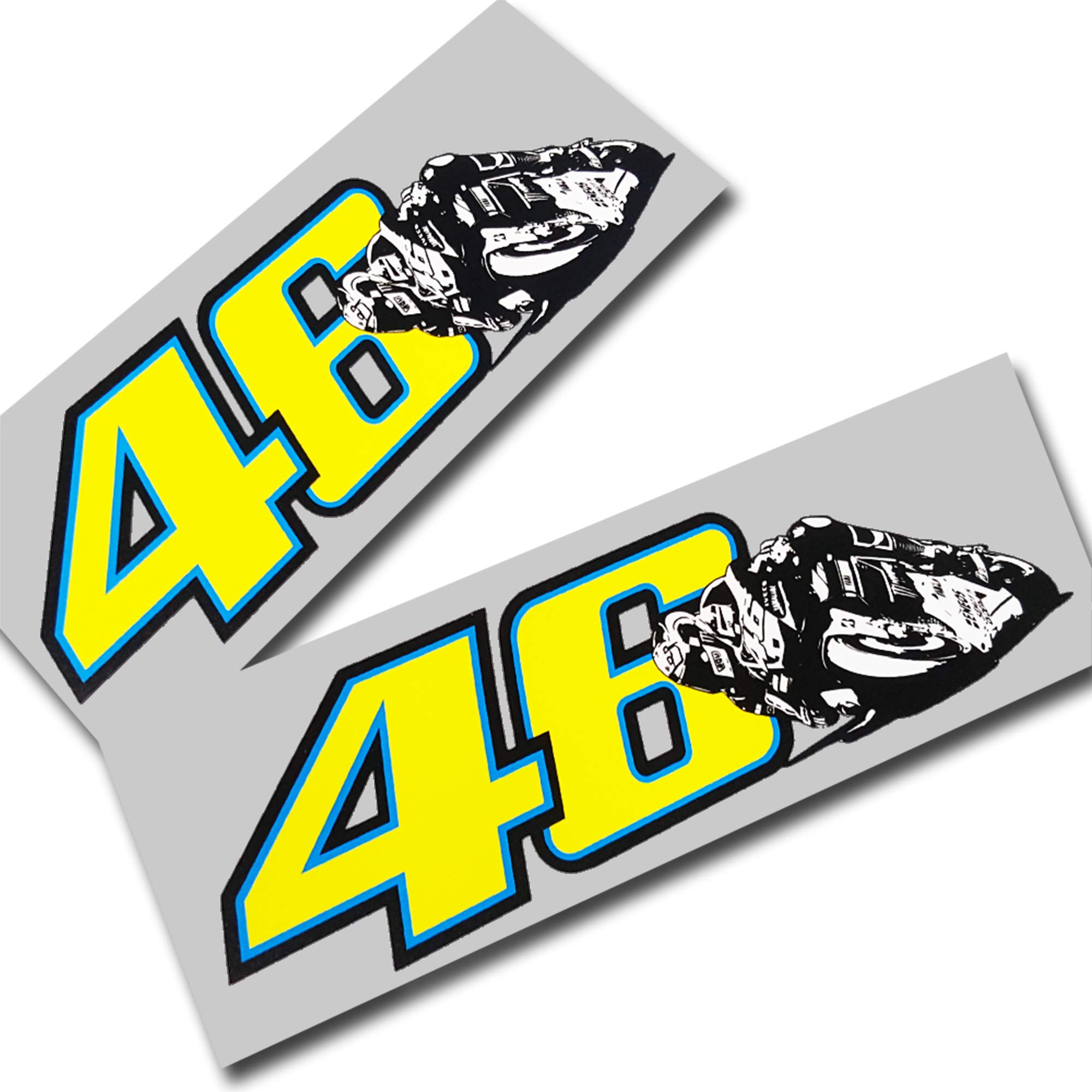 Twisted Melon Moto GP Rossi 46 `ART` motorcycle racing graphics x 2