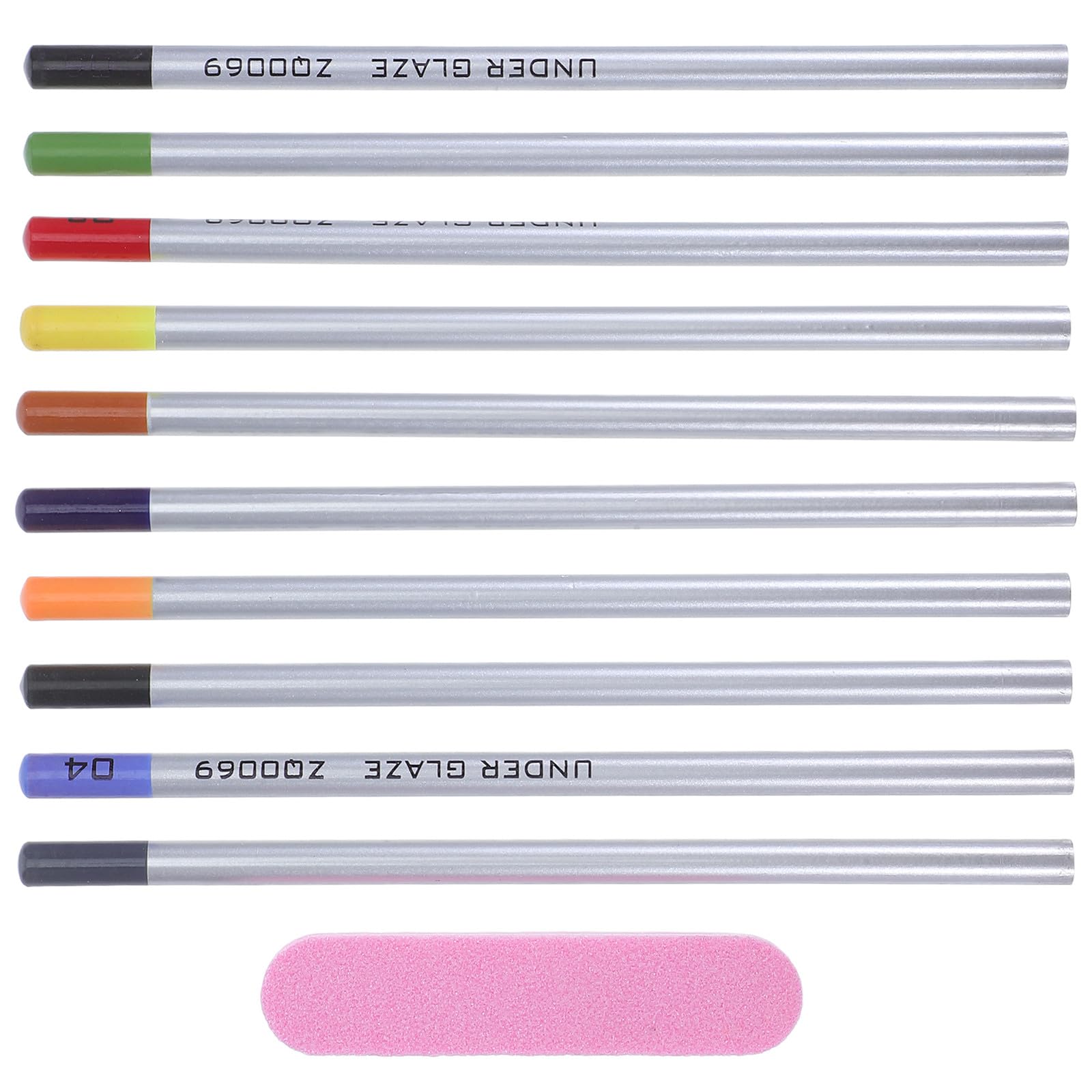 Crayons pour engobe céramique Healvian à glaçure précis en bois