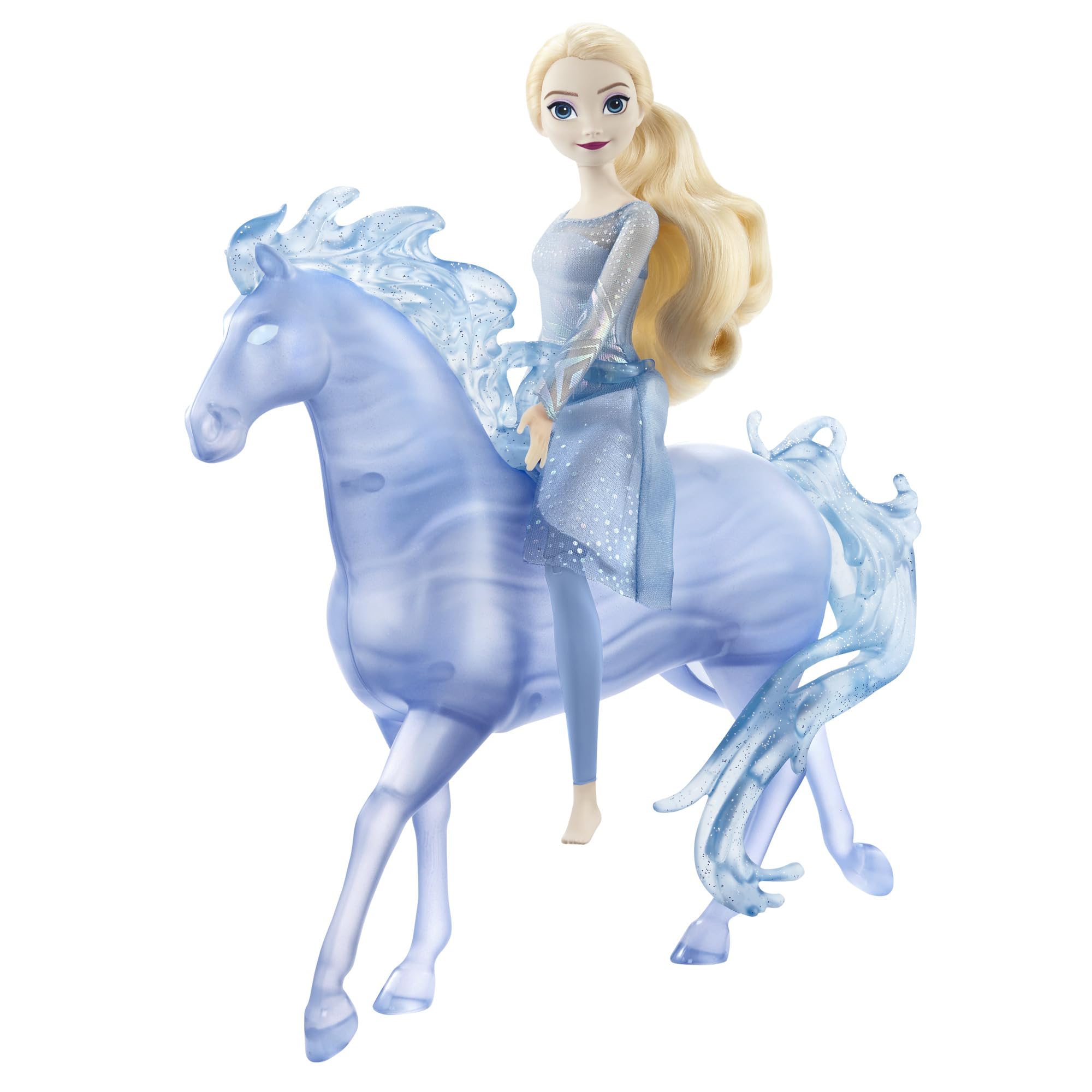 Disney Frozen Toys, Elsa Fashion Doll with Horse-Shaped Water Nokk Figure Inspired 2, HLW58